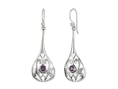 Greg Anthony Bali Genuine Gemstone Dangle Earrings