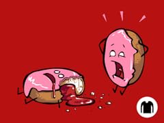 Donut Panic! Remix Long-Sleeve Tee