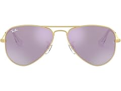 Ray-Ban Junior Kids' Rj9506s Metal Aviator Sunglasses