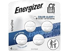 (4 PACK) Energizer 2032 Batteries - 3V Lithium Coin Batteries