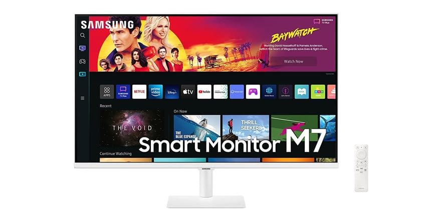 SAMSUNG 32" M70B Series Smart Monitor - White