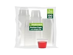 1oz Portion Cups with Lids 100pk