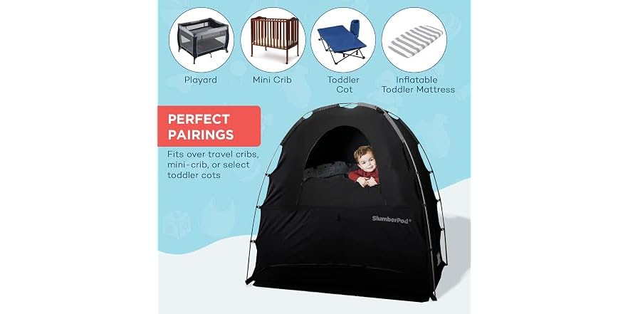 SlumberPod NRAM-SLUMBERPODAMZ Original Blackout Sleep Tent B