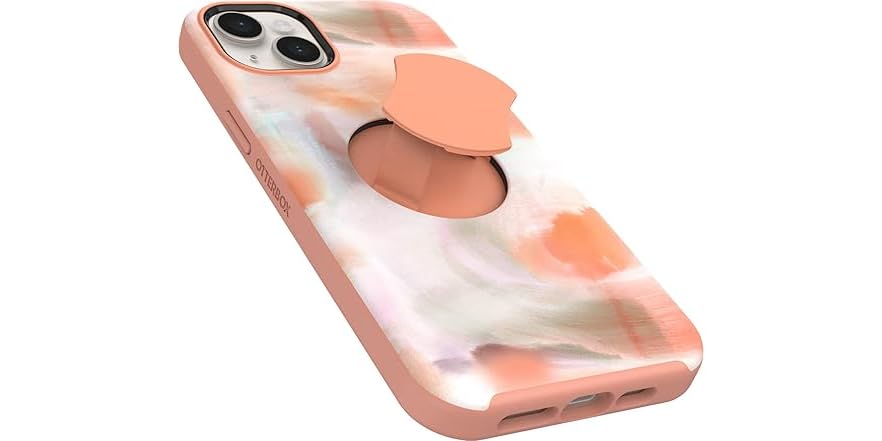 OtterBox IPhone 14 Plus (Only) OtterGrip Symmetry Series Case - PEACHES ( Orange) | UK - View #11