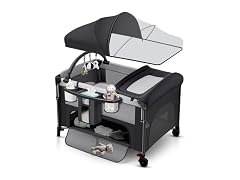 YoYiCuna Baby Bassinet Bedside Crib