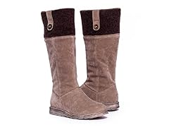 Alicia Tall Cuff Boot, Brown