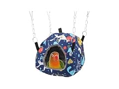 Wontee Bird Plush Hammock Parrot Hanging Snu