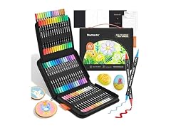 60 Colors Brush & Fine Tip Acrylic