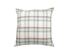 Cream Multi-Plaid Throw Pillow-2Pack