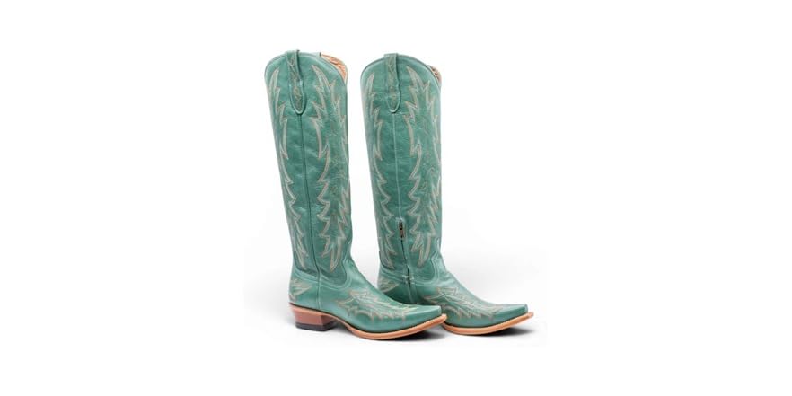 RUJO Boots The Mary Katherine Calfskin Boots in Green - $199.99 with Prime FS