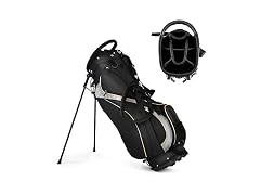 Mayjooy Golf Stand Bag, Portable Golf Bag w/8 Way