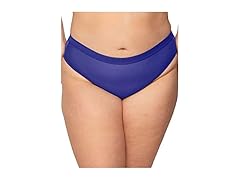Curvy (3X) Blue Mesh Brief