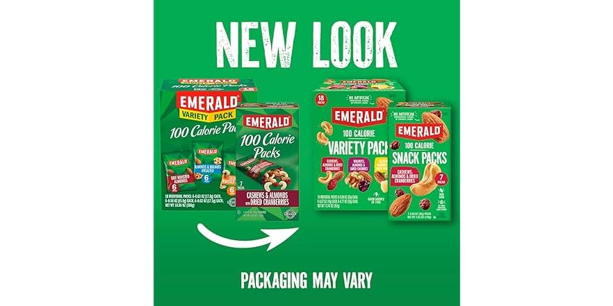 Emerald Nuts Mixed Nuts Variety Pack 18ct