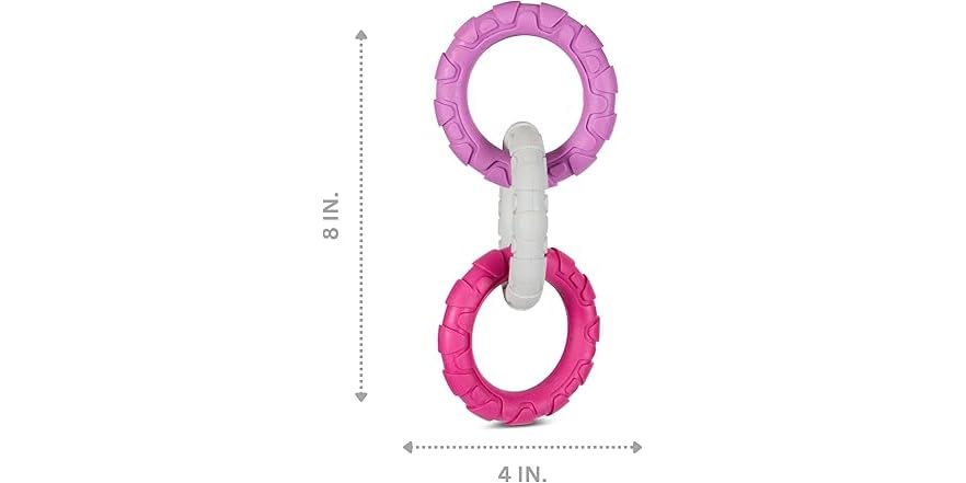 Bow Wow Pet Triple Rings Dog Toy – Vanilla