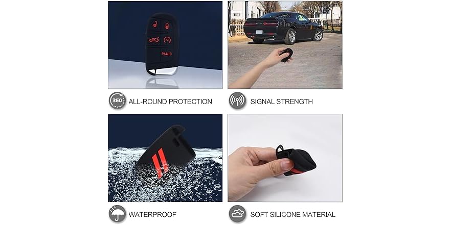 Silicone Key Fob Cover (2 Pack)