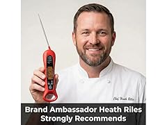 NIUTA Meat Thermometer, Red