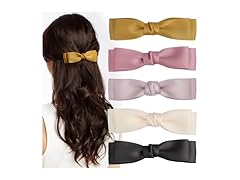 5 PCS Hair Bows Cute Hair Clips for Women