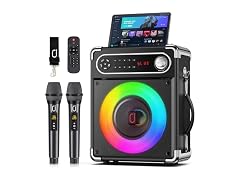 JYX 200W Karaoke Machine Wireless Mics