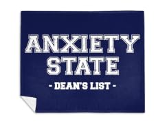 Anxiety State Mink Fleece Blanket