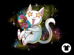 Galactic Rainbow Ice Cream Cat