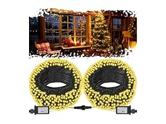 FairyGlim 2Pack 132Ft Christmas Lights