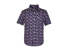 Izod Boys (8) Short Sleeve Button-down Dress Shirt