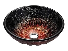 KRAUS Magma Glass Vessel Sink