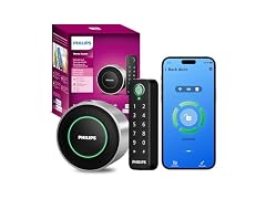 PHILIPS DDL230X-1HWP-SilverRetrofit Smart Lock with Keypa (Open Box)