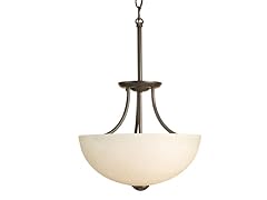 2-Light Semi-Flush, Antique Bronze