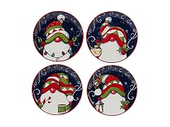 Certified International Holiday Magic Gnomes 6" Plates