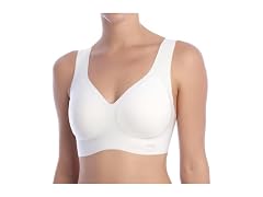 Sloggi Women (XS) Bralette Pads White Black Cognac