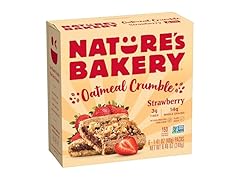 6CT Nature’s Bakery Oatmeal Crumble Bars, Strawaberry