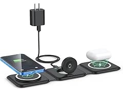 RTOPS 3-in-1 GaN Magnetic Wireless Charging Station