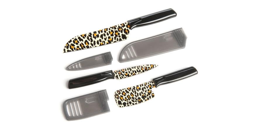 Leopard Knife Set