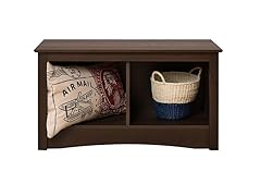 Espresso Twin Cubbie Bench
