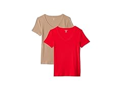 Amazon Essentials Women 2-Pack V-Neck T-Shirt