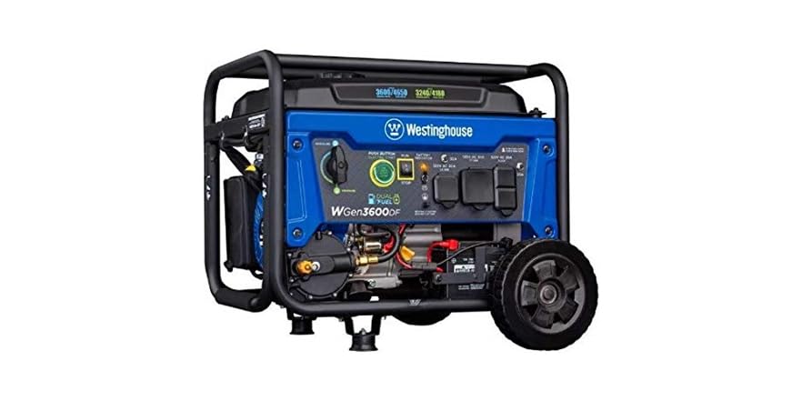 Westinghouse WGen3600DF Dual Fuel Generator