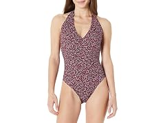 Amazon Essentials Women's Halter Swimsuit