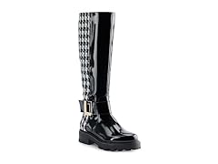 KARL LAGERFELD Women's Meara II Knee High Tall Riding Boot