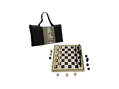 Campfire Games 2-in-1 Chess & Checkers Set