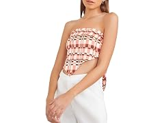 Forever 21 Women's Print Handkerchief Top (Small)