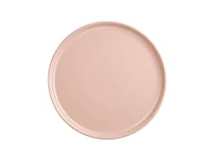 Emile Henry Made in France Ceramic Dinner Plate  Pink/Cream