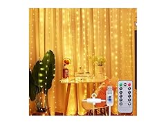 Generic Christmas-47 9.8ft x 9.8ft Curtain Lights