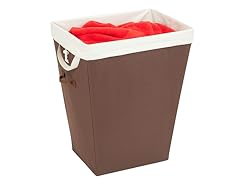 Brown Hamper with Removable Liner