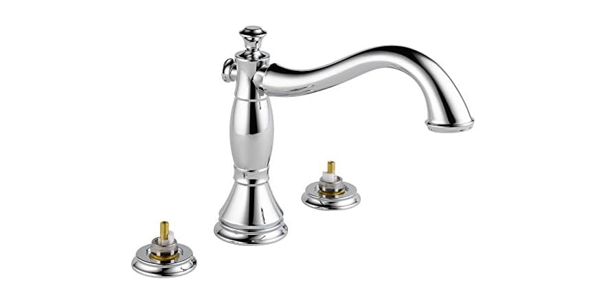 Delta Cassidy Roman Tub Faucet Trim, Chrome (T2797-LHP)