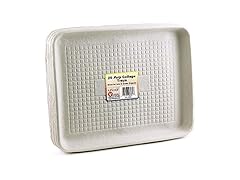 Hygloss Products Rectangle Pulp Trays 25 Pieces