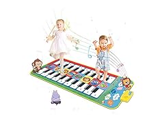Toddler Piano Mat 44"x20" 20 Keys