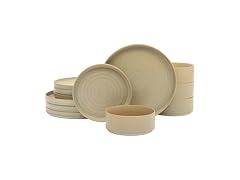 Gibson Elite Echo Bay 12 Piece Porcelain Dinnerware Set