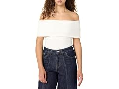 The Drop Off-Shoulder Knit Top (2X)