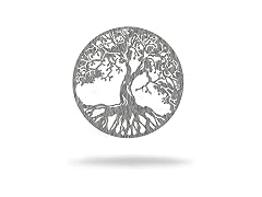 Metal Silver Tree of Life